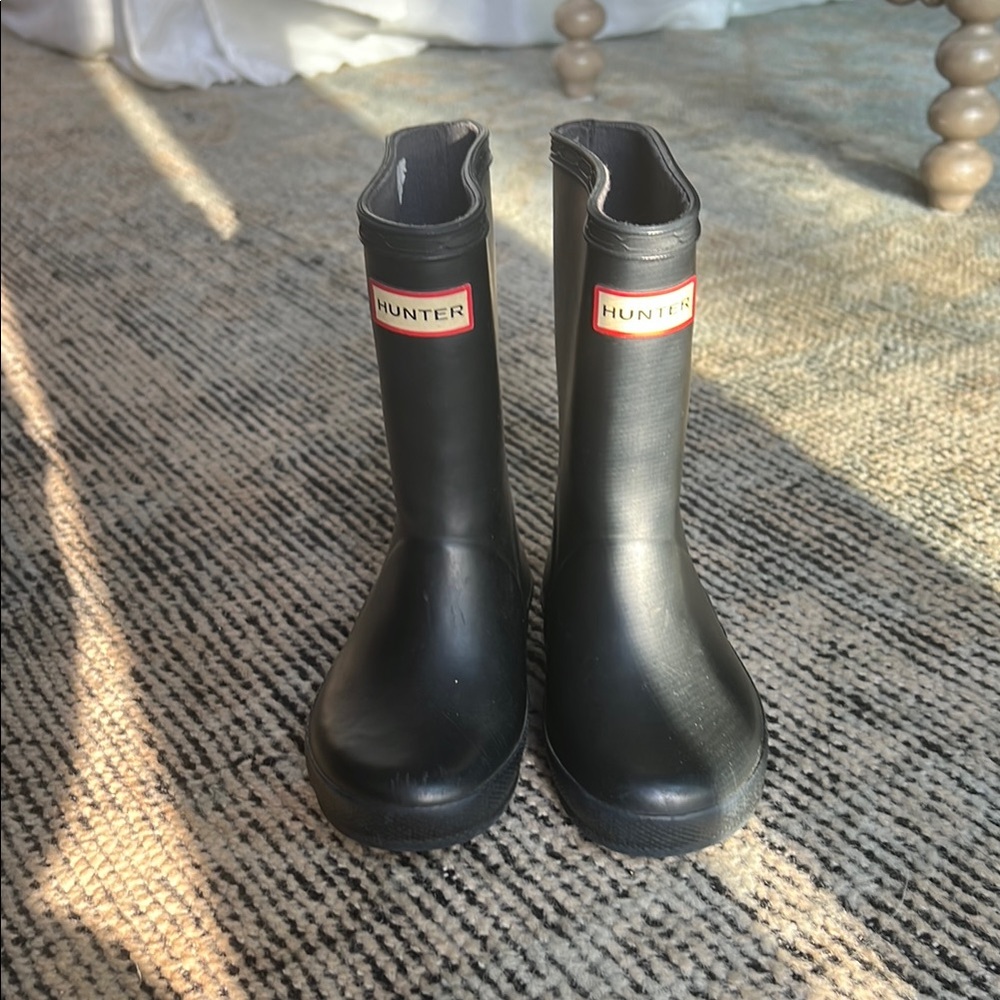 Hunter Navy Rain Boots